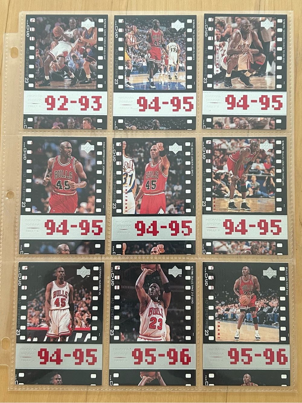 Vintage Michael Jordan Chicago Bulls Collector’s Cards (Lot of 9) - VGC MJ4